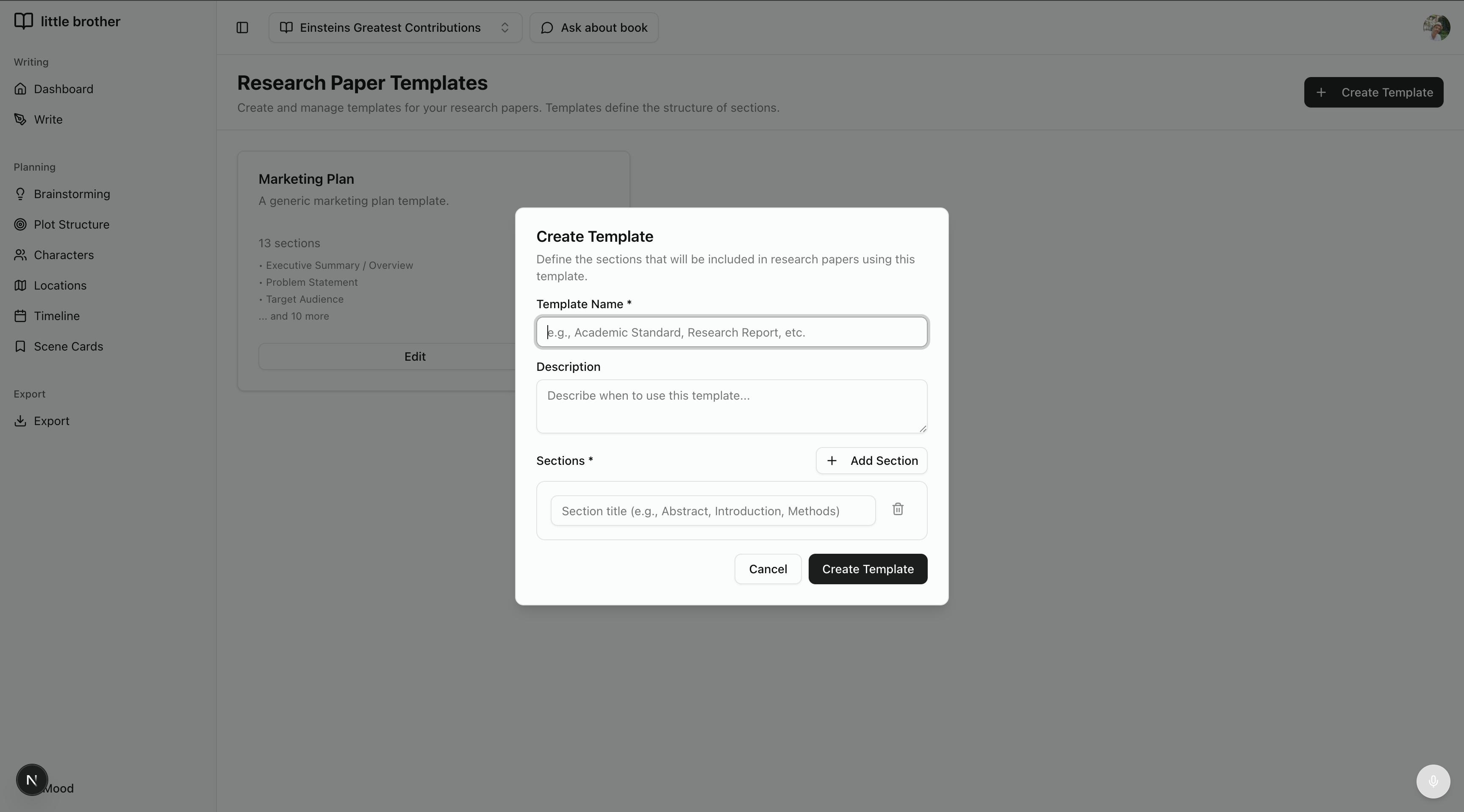 Custom Templates